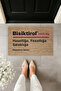Modern Digital Printing Doormat - Humor Bicycle Road Doormat 70X45Cm