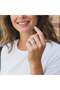 Adjustable Silvercolor Women's Ring - Antiallergic Steel Jewelry, Stylish Model with Zircon Stone - 2