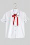 Girls' Ruffled Skirt White Shirt Set April 23 Show Clothes School Activity Combination - 5