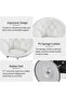 Lixy Bar Chairs Stools Tufted Back Large Cushion Seats and Round MDF Top Bar Table Chrome Base White - 3