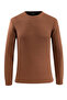 Men's Crew Neck Tile Sweater Knitwear Honeycomb Knit Solid Color Classic Fit - 5243C - 2