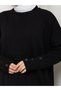 Women's Hijab Top and Bottom Set Ribbed Stand Collar Sleeves Button Detail Knitwear Set Camel - 7