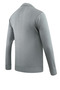 Men's Polo Neck Gray Sweater with Pockets Pattern Steel Knit Classic Fit - 5203F - 5