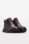 Brown Fur Inside Genuine Leather Thermo Sole Zipper Quality Classic Women's Boots Tg09583112 - 2