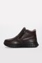 Brown Fur Inside Genuine Leather Thermo Sole Zipper Quality Classic Women's Boots Tg09583112 - 3