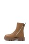 Mink Floater Genuine Leather with Fur Inside Zippered Rubber Sole Women's Boots Tg097101126162294 - 3