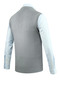 Men's V-Neck Gray Sweater Knitwear Solid Color Steel Knit Classic Fit - 5200H - 4