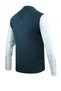 Men's V-Neck Petrol Sweater Knitwear Solid Color Steel Knit Classic Fit - 5200H - 4