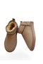 Women's Mini Suede Fur-Lined Thin Sole Winter Boots - 3