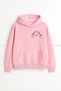Women/Men Couple/Friends Matching Set Printed Oversized Hooded Kangaroo Pocket Winter Hoodie Sweatshirt - 3