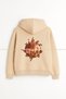 Unisex No Bad Vibes Printed Fleece Oversized Autumn/Winter Hooded Kangaroo Pocket Hoodie Sweatshirt
