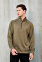 Men's Half-Zip Basic Sweatshirt