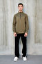 Men's Half-Zip Basic Sweatshirt - 6