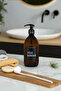 Bathroom Organizer Set with Wooden Stand, Black Label Face Cream Bottle - 6