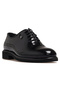 Men's Genuine Leather Classic Casual Shoes 25K 14203 m Black Patent Leather - 4
