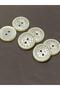 Coat Cardigan Button / Segmented Model Large Size / Set of 6 / 3.5 cm / White - 2