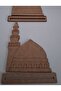 2 Mosques Nebevi Wooden Painting Religious Activity School Course Event Mevlid Candlestick Set - 5