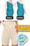 Laser Cut Shorts Corset High Waist, Non-Marking, Long and Seamless Ten - - 2