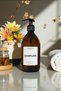 Amber Glass Bottle 500ml Pump Head White Label Daily Life Collection Shampoo Bottle - 3
