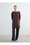 İzr New Season Crew Neck Women's Knitwear Tunic - 2