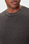 Checkered Cotton Slim Fit Crew Neck Sweater Men's Sweater Xm001913 Af18841 Fc012 - 5