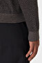 Checkered Cotton Slim Fit Crew Neck Sweater Men's Sweater Xm001913 Af18841 Fc012 - 4