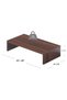 Laptop & Monitor Stand – Brown Finish 50×24×15 cm Desk Riser for Home & Office - 7