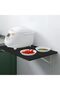 Wall-Mounted Folding Table & Desk – Black Finish 80x50 cm Space-Saving Design - 4