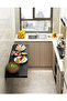 Wall-Mounted Folding Table & Desk – Black Finish 80x50 cm Space-Saving Design