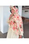 Salmon Pink Soft Cotton Shawl.Mena Series - 2