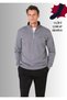 100% Cotton Zippered Collar Long Sleeve Straight Leg 2 Thread Tracksuit Set (with Socks as a Gift)