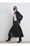 Create Your Style from Uzg Store |   Zippered Leather Look Flared Skirt