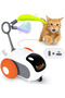 Interactive Smart Cat Toy with Remote Control Rechargeable Automatic Obstacle Avoidance Robot