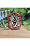 Triquetra - Brown Star Stone Orgonite Steel Chain Necklace (Handmade Design Products) - 2