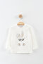 Baby Girl Plush Coat Rabbit Foot Embroidered 3-Piece Tracksuit Set (9-12-18 Months) - 4
