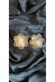 Sparkle Flower Earrings - Stainless Steel, Stone Detailing, Elegant and Stylish Design Women's Earrings - 8