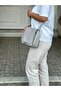 Genuine Leather, Crossbody Strap, Casual Bag, Women's Shoulder Bag, Stone Color 25*24*8 cm - 2