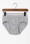 7 Pieces of Cotton Gray Men's Slip Underwear – Breathable, Comfortable Fit - 3
