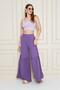 Paçası Ruched Detail Aerobin Fabric Women's Trousers - Elastic Waist, Comfortable Cut 700-3763330 - 5