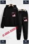 Children's Unisex'Sonic Syh Kafa Logo' Custom Printed Hooded Sweatshirt Tracksuit Set