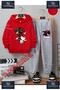 Children's Unisex Special Printed Hoodie and Sweatpants Set with the Text: "Sonic Syh Hucum Eden Tekli"