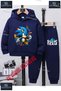 Children's Unisex Special Printed Hooded Tracksuit Set with the Text: "Sonic Yarim Ymrk Sikan"