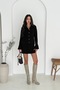 Basic Polo Neck Ribbed Knit Detailed Knitwear Top and Bottom Set Aw25Au0012 - 2
