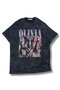 Unisex Olivia Rodrigo Lettering Washed T-Shirt, Oversized Olivia Rodrigo Themed Retro Tee