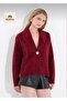 Modiva Women Shawl Collar Button Detailed Beard Fabric Plush Cardigan - 5 Color Options - 4