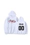 Straykids Members' Names Printed Hoodie 3 Yarns Quality Oversiz Oversized Hirt