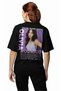 Unisex Bad Idea Right Back Printed T-Shirt, Oversized Olivia Rodrigo Themed Crew Neck T-Shirt - 3