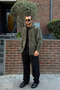 Yotau Men's Oversize Fit Corduroy Long Sleeve Shirt Jacket - 5