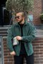 Yotau Men's Oversize Fit Corduroy Long Sleeve Shirt Jacket - 5