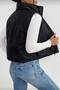 Women's Double-Sided Wearable Pocket Sleeveless Crop Puffer Coat Vest - 5